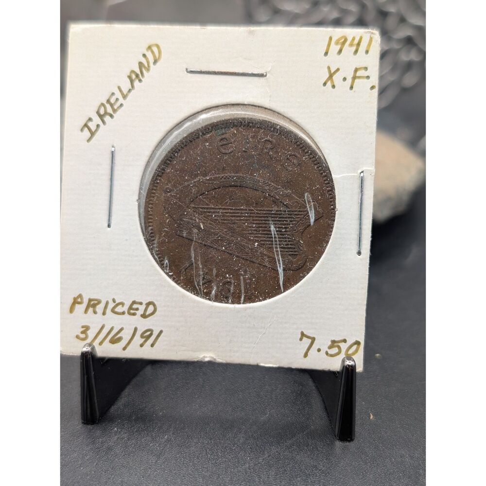 1941 Harp Coin – Bronze – As Shown – Historic Design